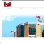 Screen shot of the TST - Tamsan UK LTD website.