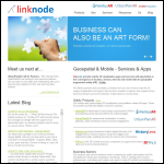 Screen shot of the Linknode Ltd website.