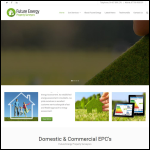Screen shot of the Future Energy Property Surveyors website.