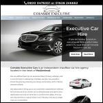 Screen shot of the Colnside Executive Cars website.
