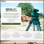 Screen shot of the Wilmac Geomatics Ltd website.