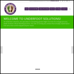 Screen shot of the Underfoot Solutions website.