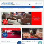 Screen shot of the Solomon's Furniture website.