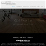Screen shot of the J&L Flooring website.