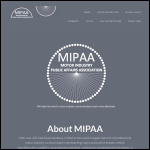 Screen shot of the The Motor Industry Public Affairs Association website.