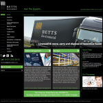 Screen shot of the Betts Envirometal website.