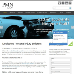 Screen shot of the PMN Law website.