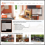 Screen shot of the Bright Fox Lettings website.