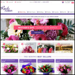 Screen shot of the Reid's Florists website.
