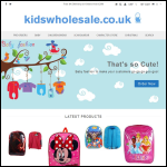 Screen shot of the KidsWholesale UK website.