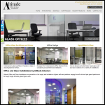 Screen shot of the Altitude Interiors website.