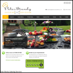 Screen shot of the Peter Mundy Catering Services Ltd website.