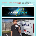 Screen shot of the Julian Voigt Aerial & Satellite website.