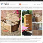 Screen shot of the Express Garden Storage website.