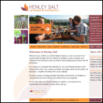 Screen shot of the Henley Salt Landscape & Architecture website.