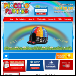 Screen shot of the Piccolo Parties website.