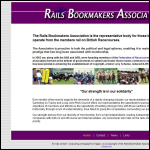 Screen shot of the Rails Bookmakers Association Ltd website.