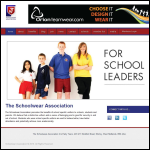 Screen shot of the Schoolwear Association website.