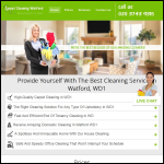 Screen shot of the Carpet Cleaning Watford website.