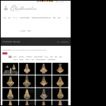 Screen shot of the Showlight - chandelier rental website.