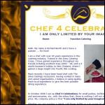 Screen shot of the Chef 4 celebrations website.