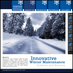 Screen shot of the Winter Service Solutions website.