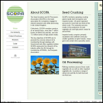 Screen shot of the Seed Crushers and Oil Processors Association website.