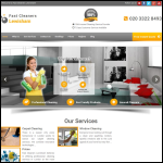 Screen shot of the Fast Cleaners Lewisham website.