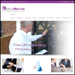 Screen shot of the I-docServe Ltd website.