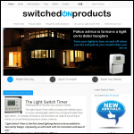 Screen shot of the Switched on Products Ltd website.