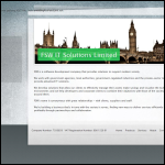 Screen shot of the FSW IT Solutions Ltd website.
