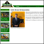 Screen shot of the Colin Green & Associates website.