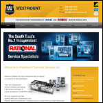 Screen shot of the Westmount Technical Services Ltd website.