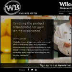 Screen shot of the Wilcox Burchmore Ltd website.