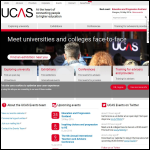 Screen shot of the UCAS Media Ltd website.