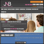 Screen shot of the JNB Aerials website.