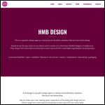 Screen shot of the HMB Design website.