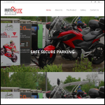 Screen shot of the MotoParking UK website.