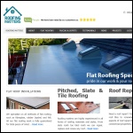 Screen shot of the Roofing Matters website.