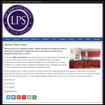 Screen shot of the LPS Bespoke Kitchens website.