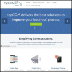 Screen shot of the topCOM Ltd website.