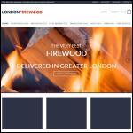Screen shot of the London Firewood website.