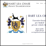 Screen shot of the Hart Lea Chase website.