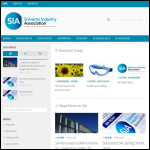 Screen shot of the Solvents Industry Association website.