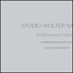 Screen shot of the Studio Wolter Navarro website.
