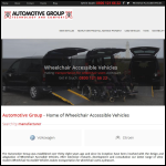 Screen shot of the Automotive Group website.