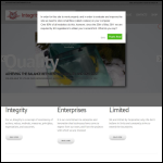 Screen shot of the Integrity Enterprises Ltd website.