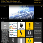 Screen shot of the Global Track Warehouse UK website.