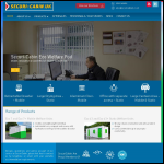 Screen shot of the Securi-Cabin UK Ltd website.