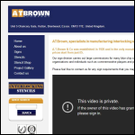 Screen shot of the A.T. Brown & Co. Ltd website.